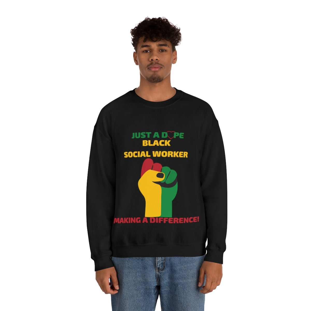 Black History Crewneck - Social Worker