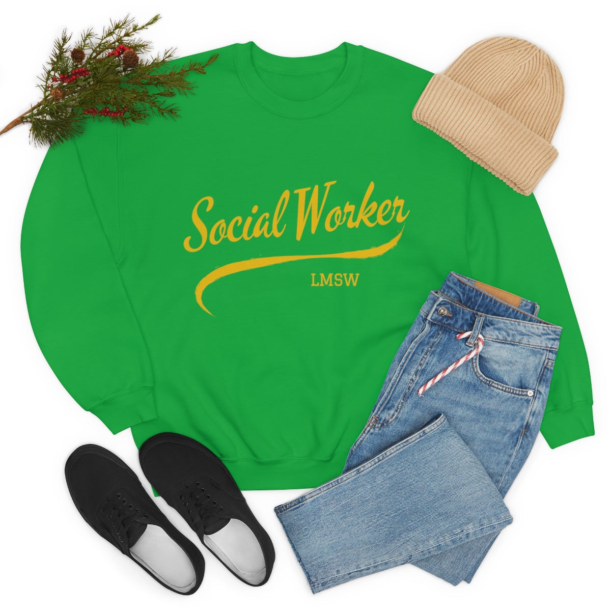 Social Worker LMSW Crewneck