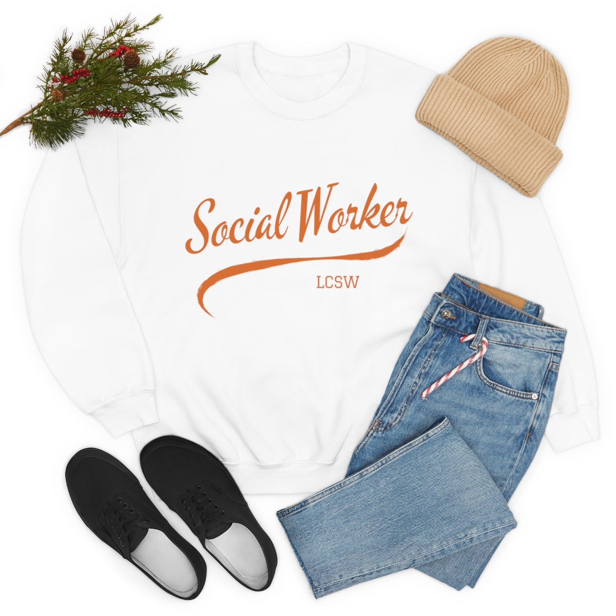 Social Worker LCSW Crewneck