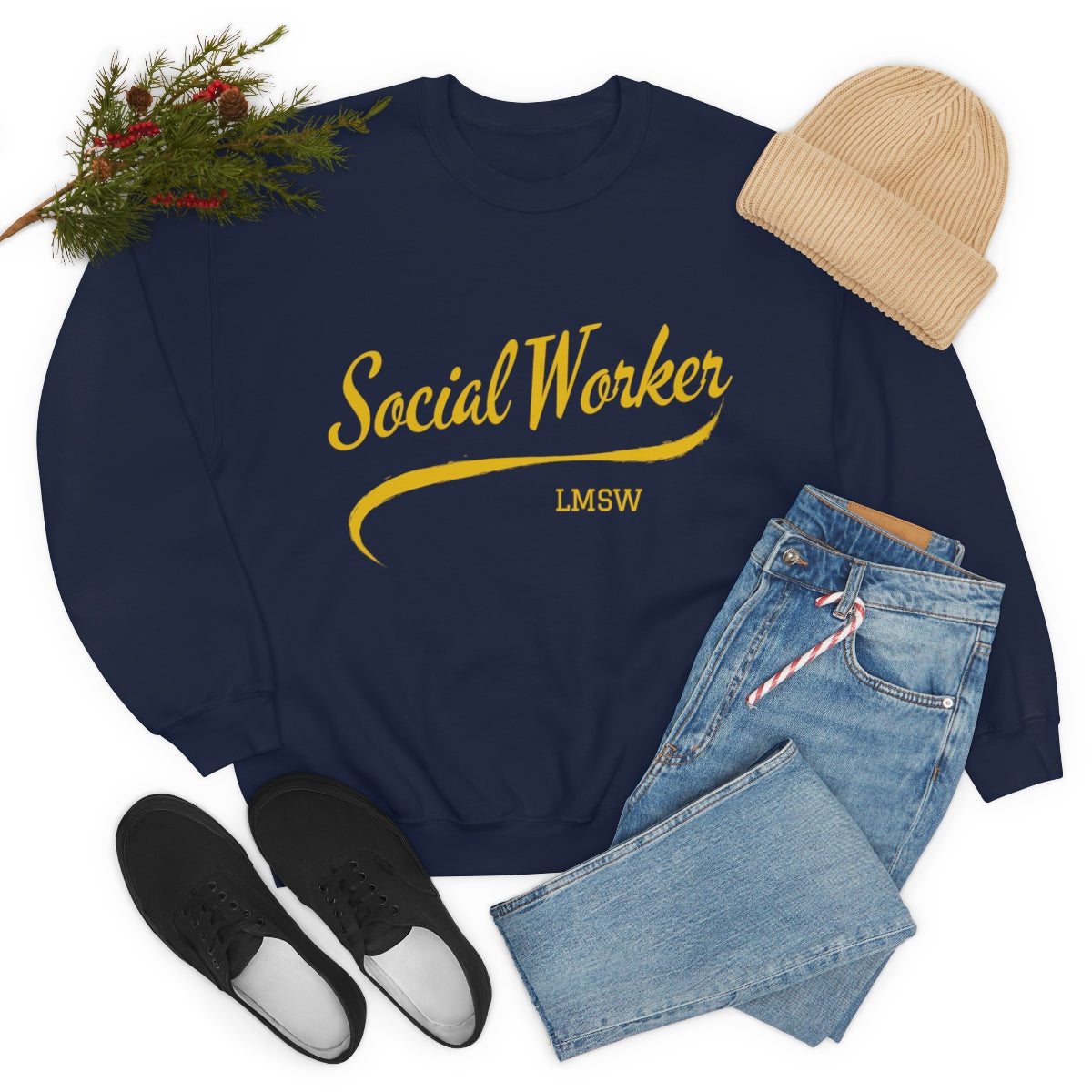 Social Worker LMSW Crewneck