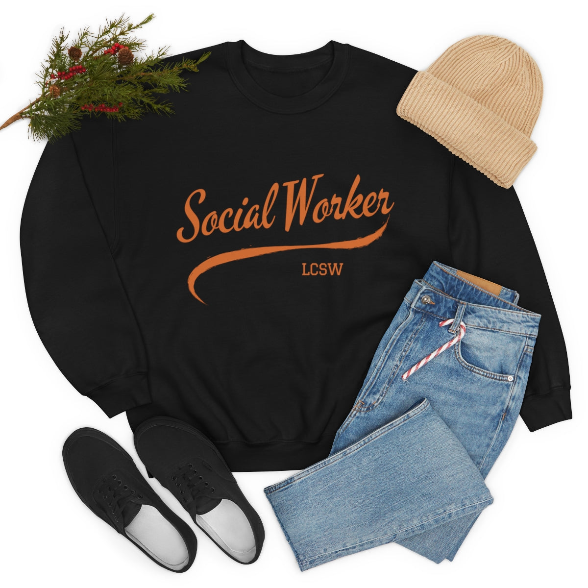 Social Worker LCSW Crewneck