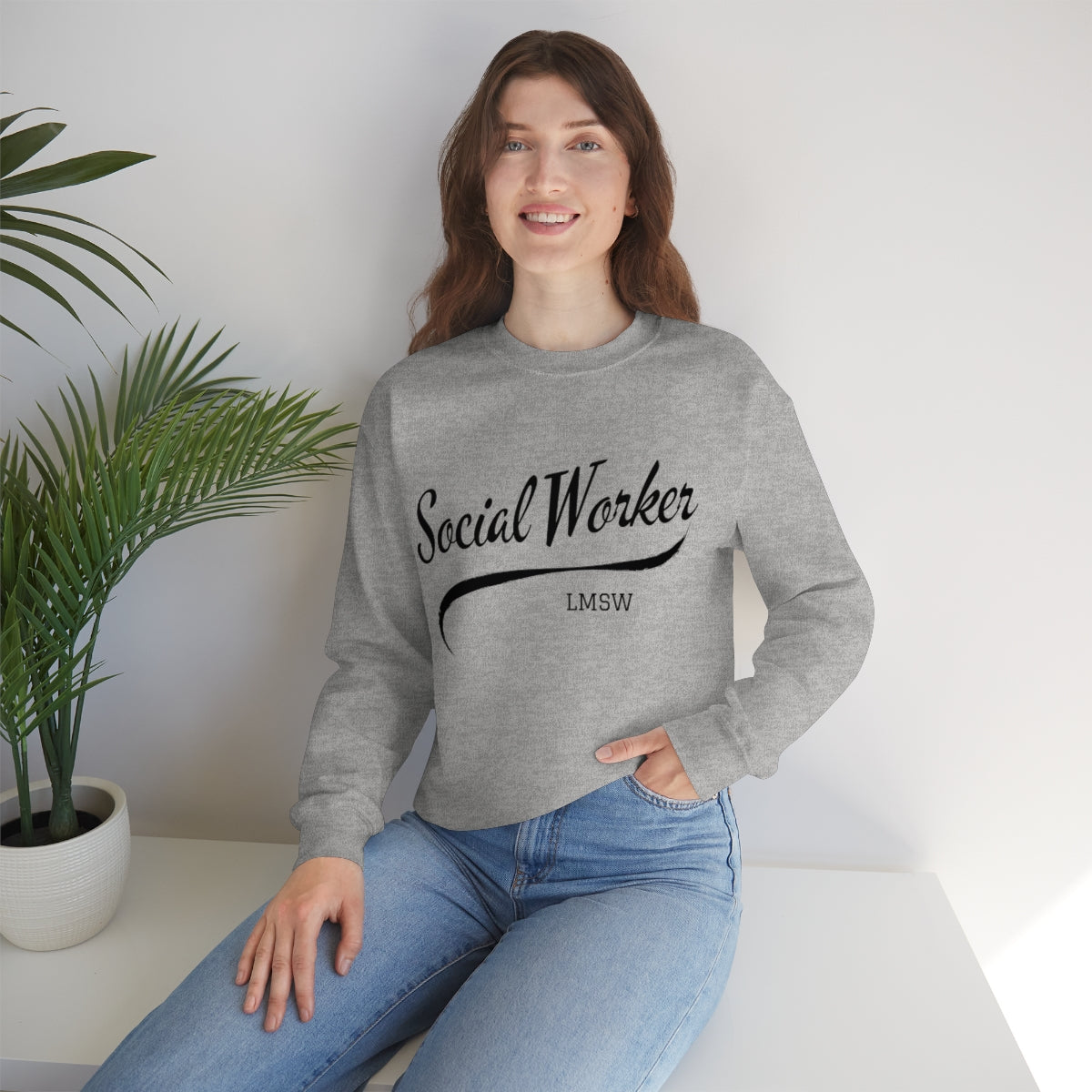 Social Worker LMSW Crewneck