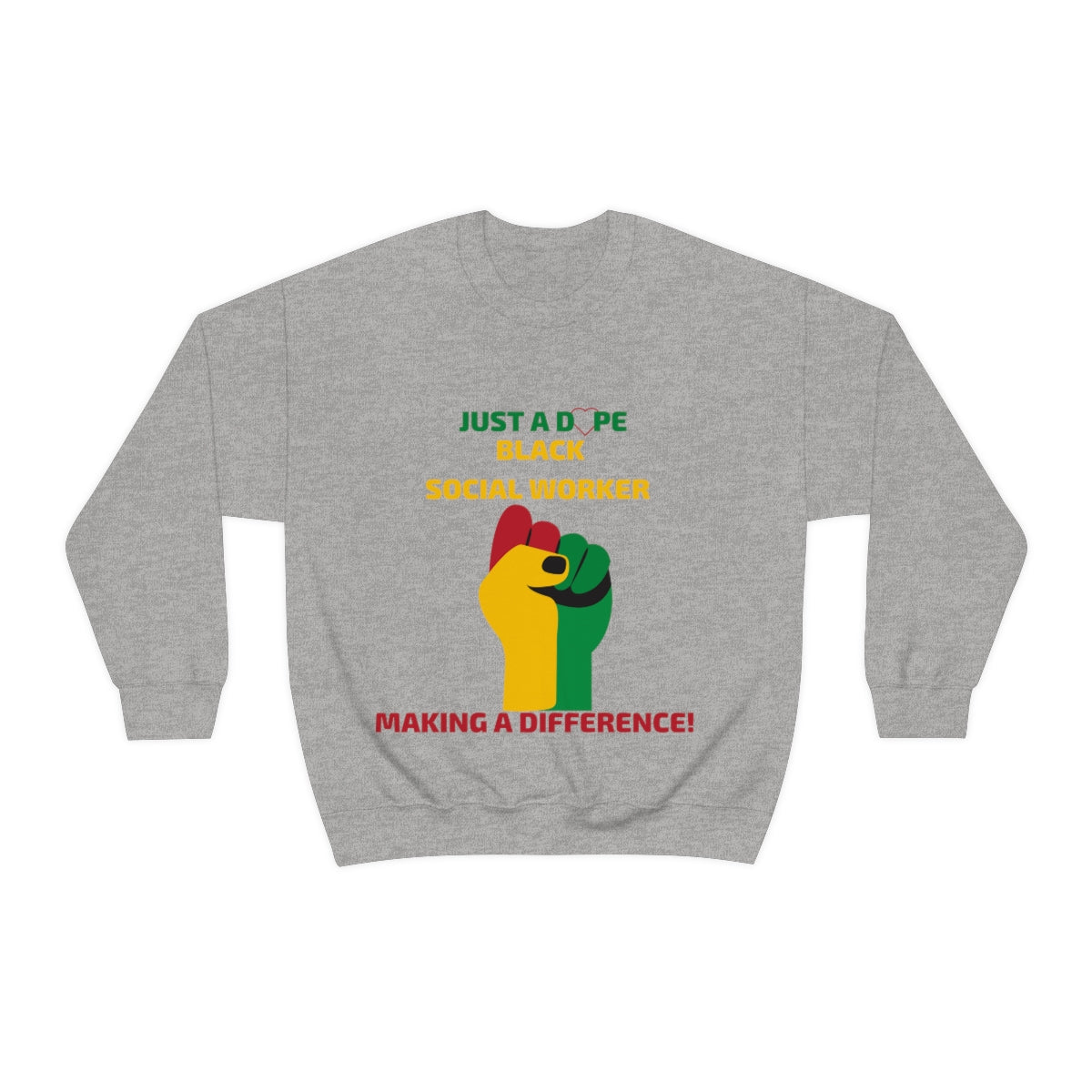 Black History Crewneck - Social Worker