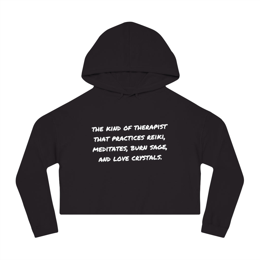 Kind of Therapist Crop Hoodie